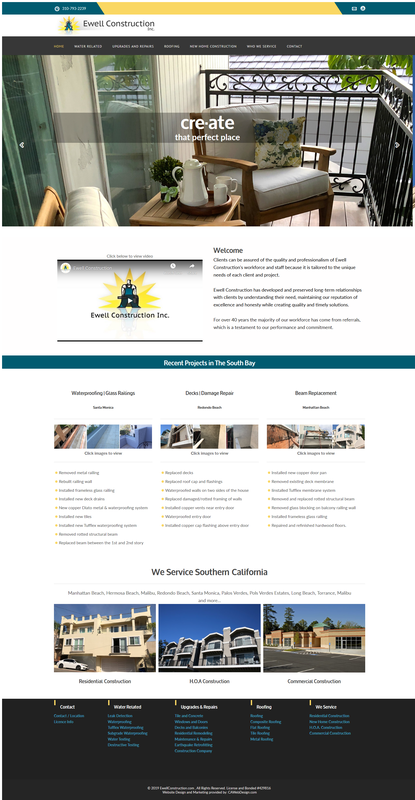 Web design for Construction Companies