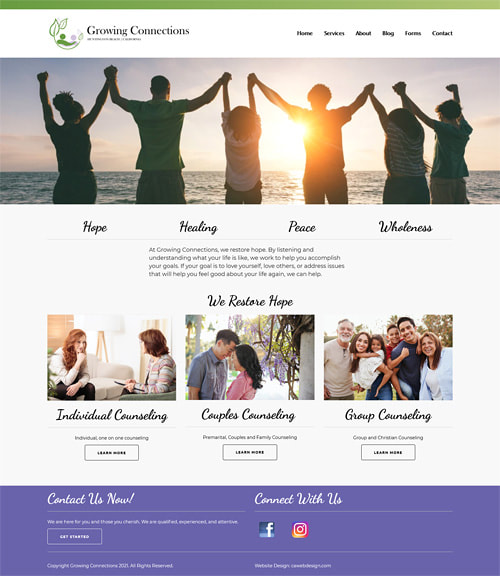 Web Design for Therapy and Counseling Services