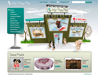 Web Design for Pet Supplies