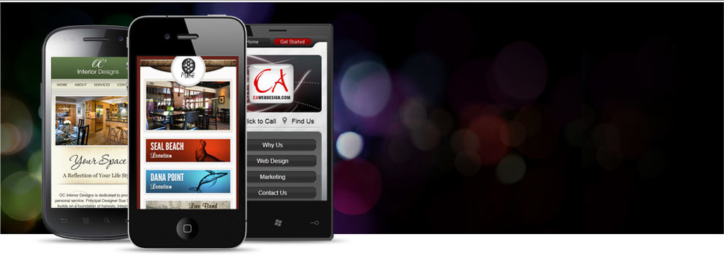Mobile Responsive Smart Phone Website Designs